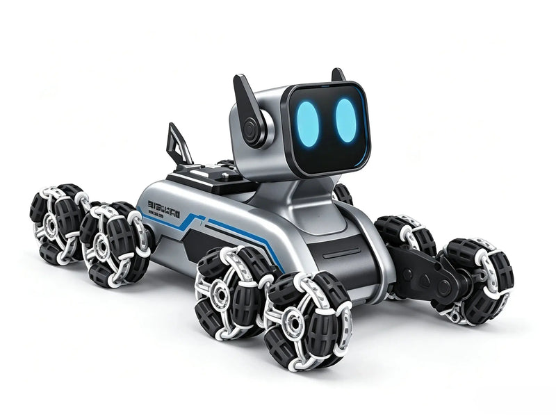 Deformable RC Robot Dog, 8-Wheel Stunt Toy with Handle & Gesture Watch Remote ZD-pro RC