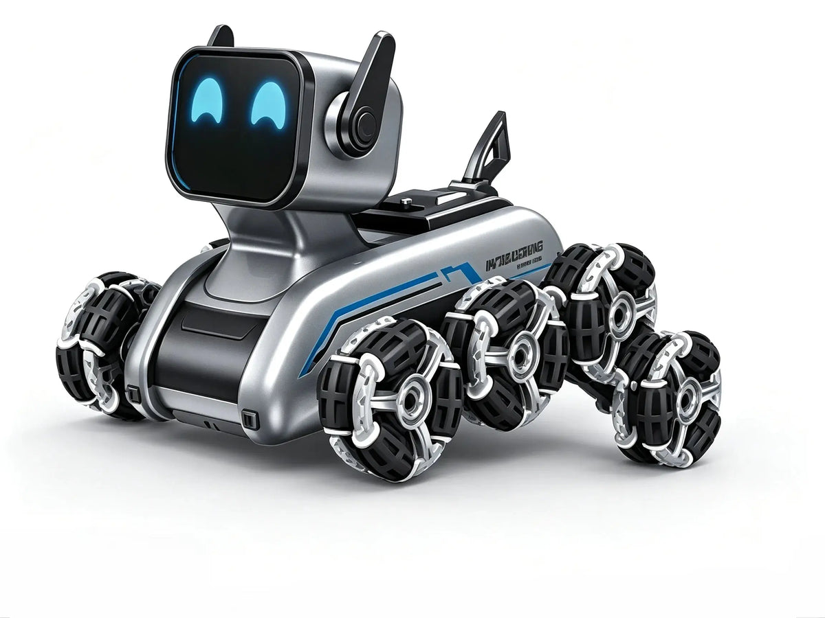 Deformable RC Robot Dog, 8-Wheel Stunt Toy with Handle & Gesture Watch Remote ZD-pro RC