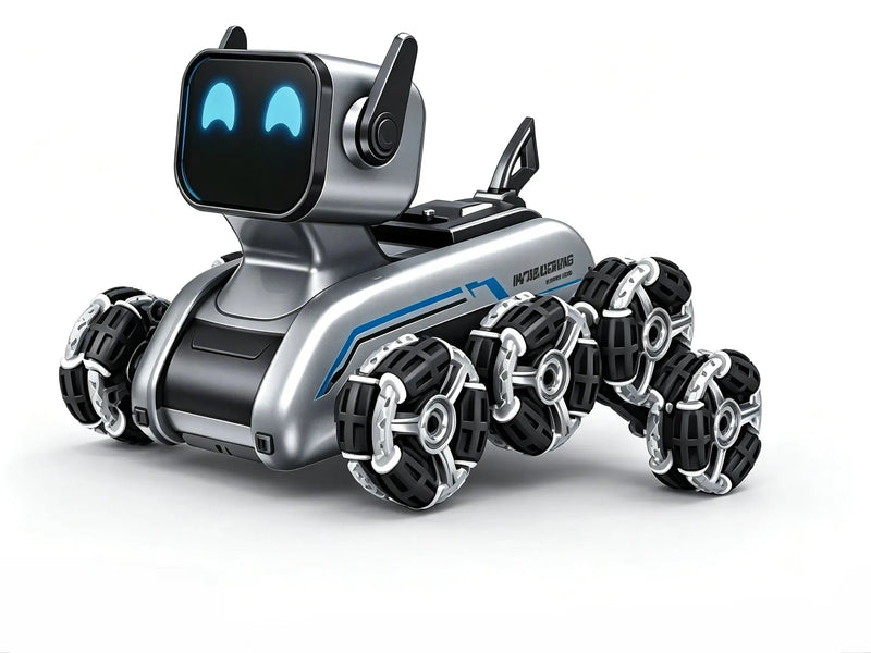 Deformable RC Robot Dog, 8-Wheel Stunt Toy with Handle & Gesture Watch Remote ZD-pro RC