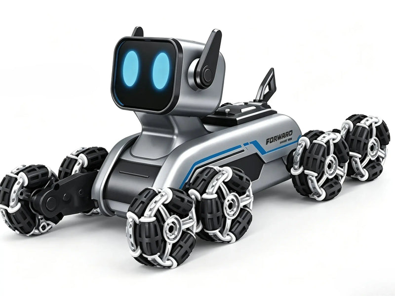 Deformable RC Robot Dog, 8-Wheel Stunt Toy with Handle & Gesture Watch Remote ZD-pro RC