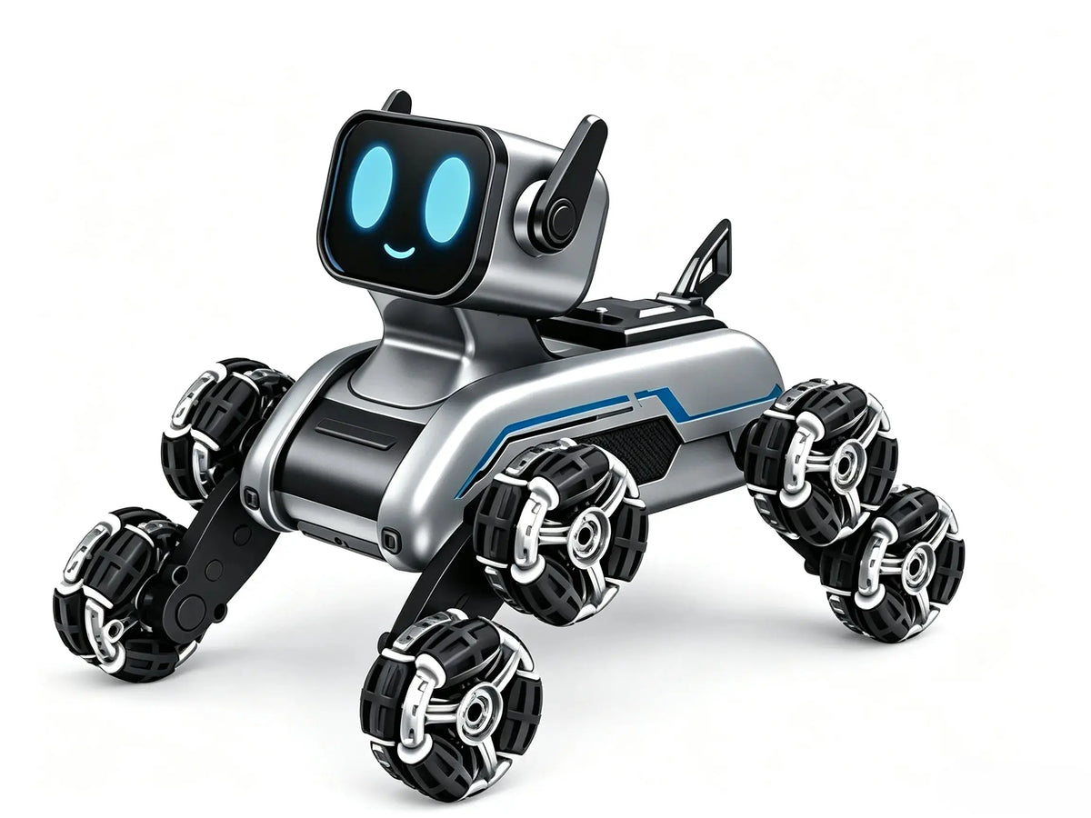 Deformable RC Robot Dog, 8-Wheel Stunt Toy with Handle & Gesture Watch Remote ZD-pro RC