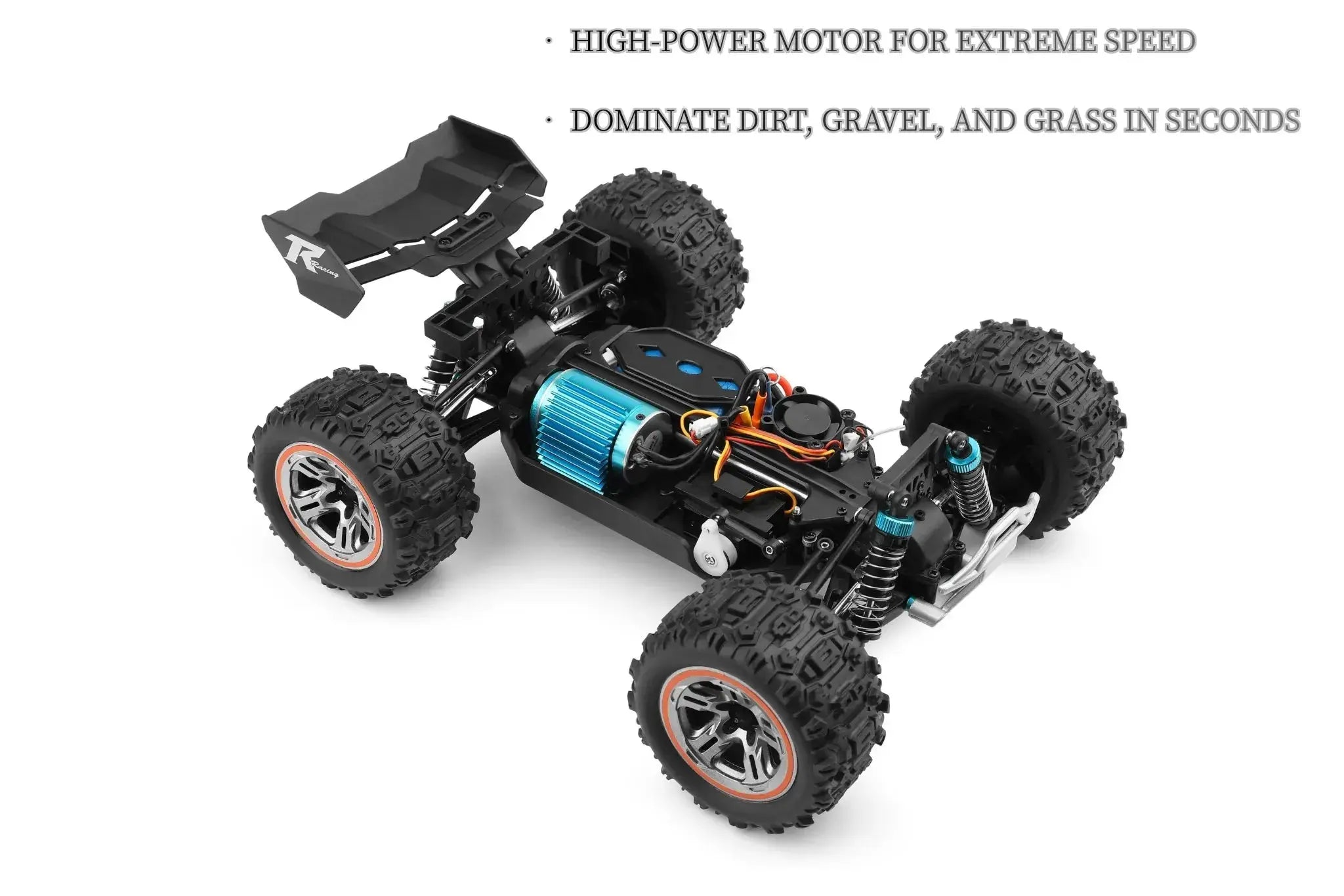 1:18 Monster Bigfoot Car Function display chart - ZD-pro RC