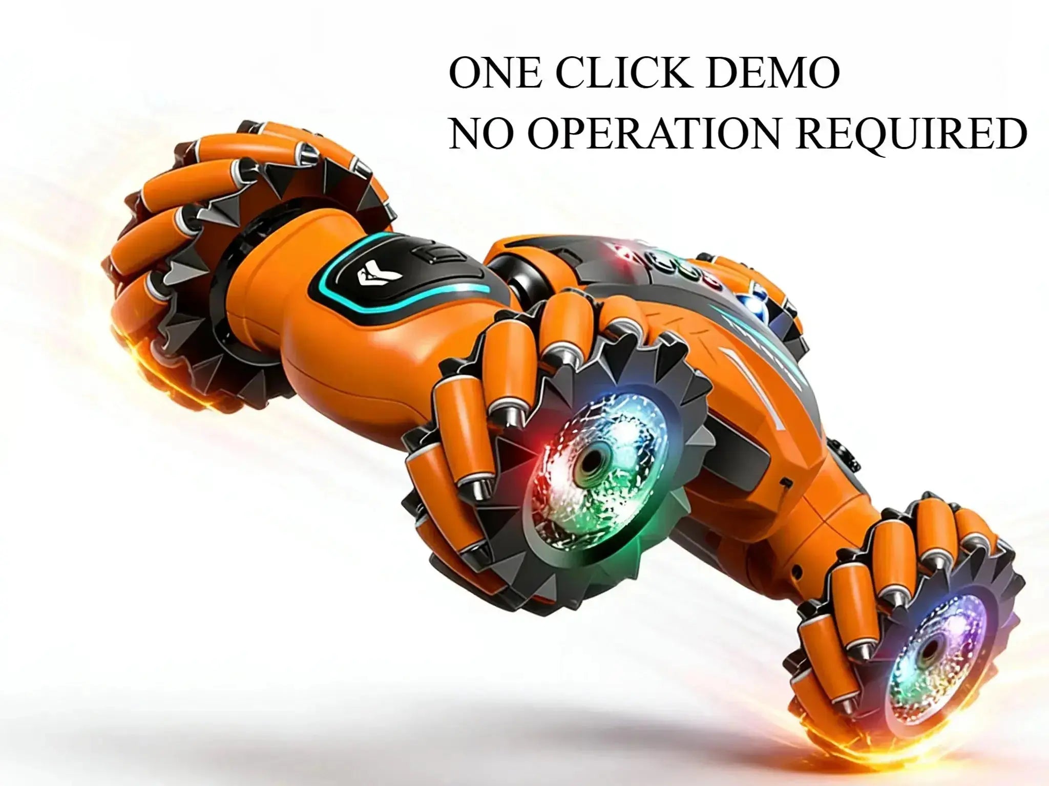 360° Spin RC car Stunt demonstration diagram - ZD-pro RC