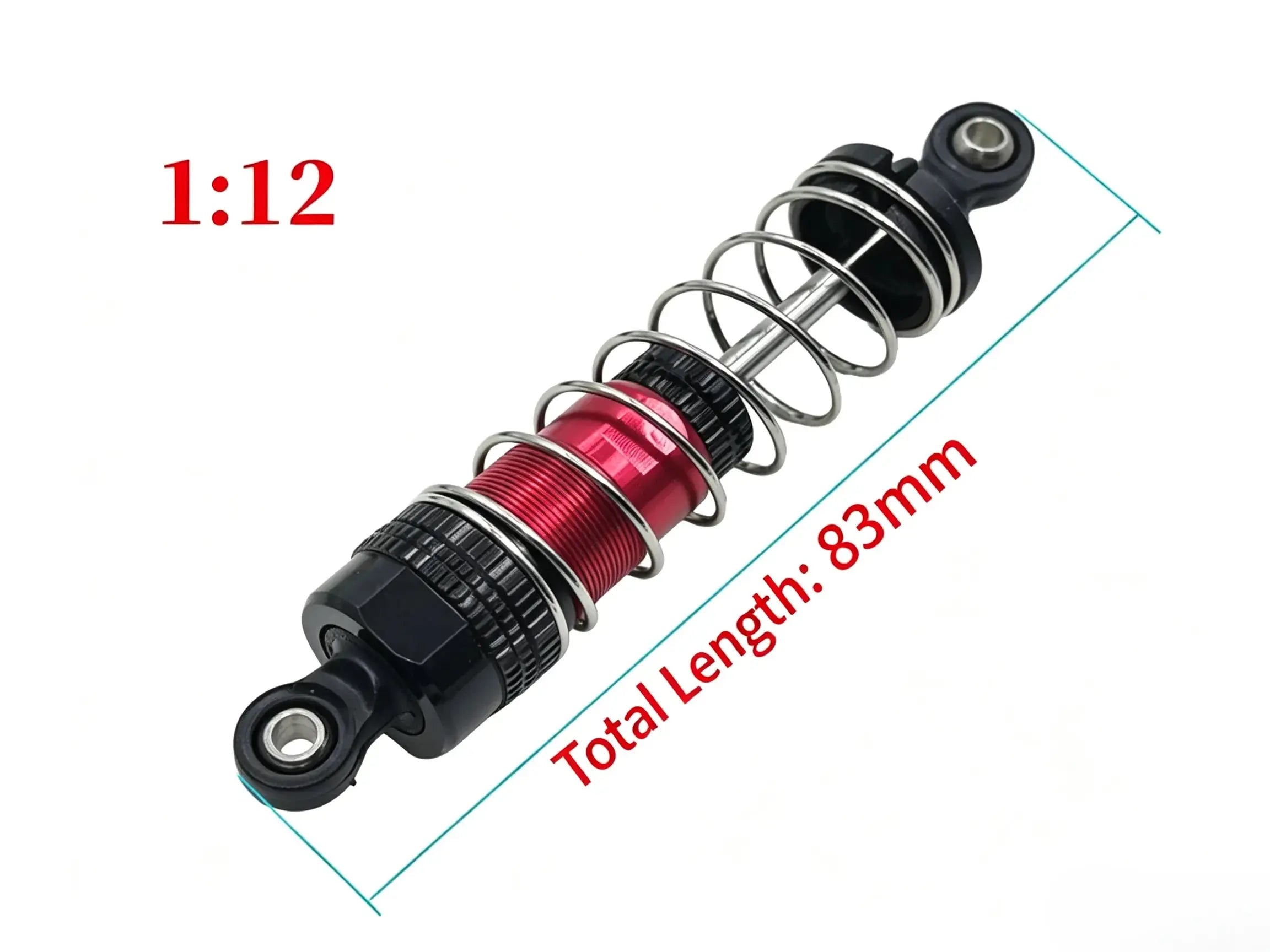 Metal Hydraulic Shock Absorber Upgrade Parts** for 1/10 1/12 1/14 1/16 1/18 RC Trucks ZD-pro RC