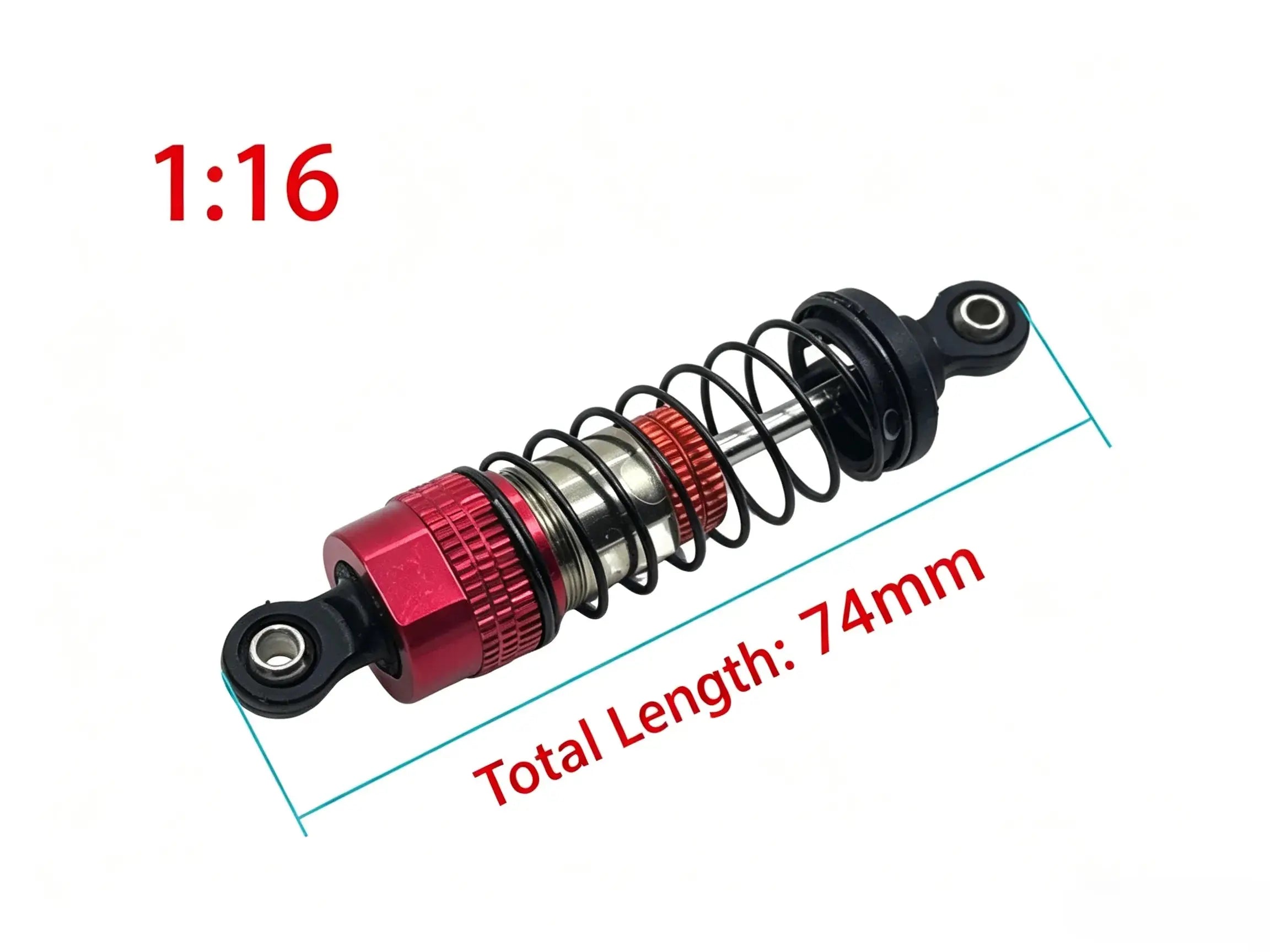 Metal Hydraulic Shock Absorber Upgrade Parts** for 1/10 1/12 1/14 1/16 1/18 RC Trucks ZD-pro RC