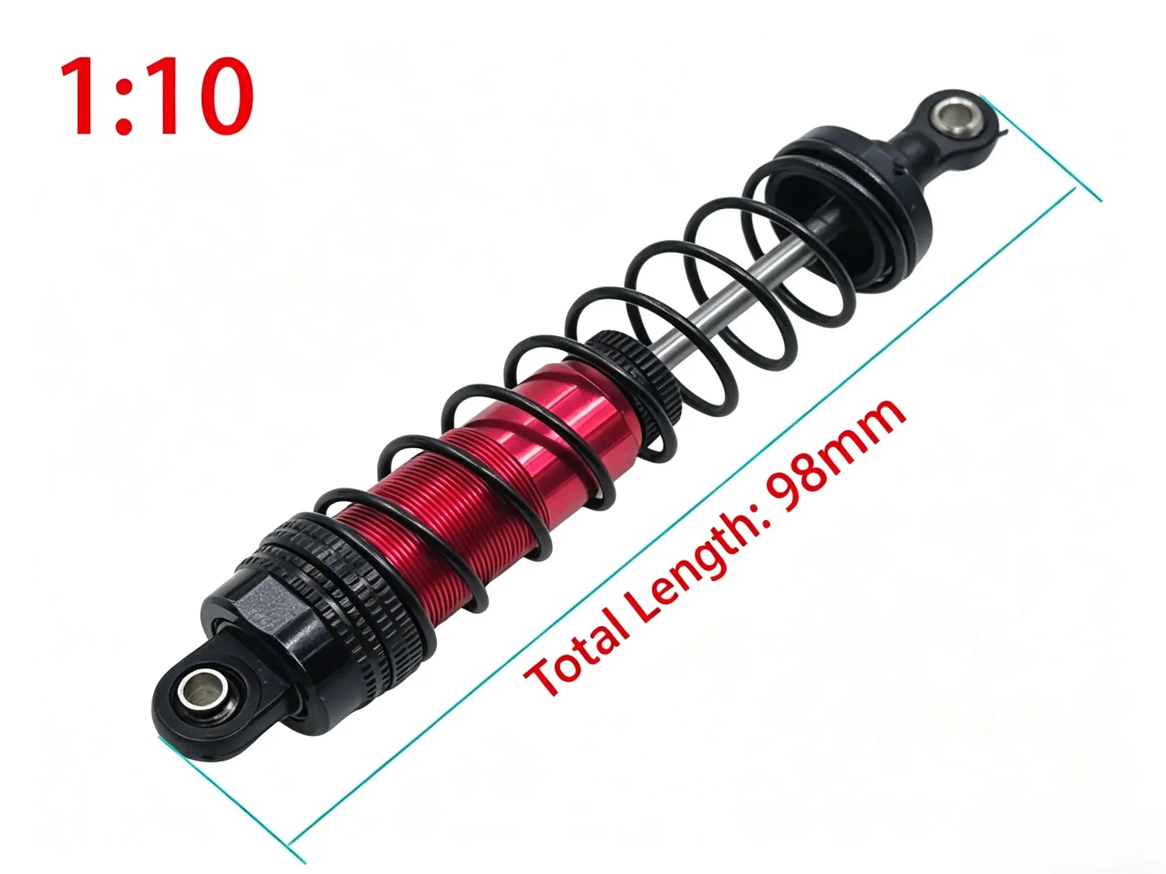 Metal Hydraulic Shock Absorber Upgrade Parts** for 1/10 1/12 1/14 1/16 1/18 RC Trucks ZD-pro RC