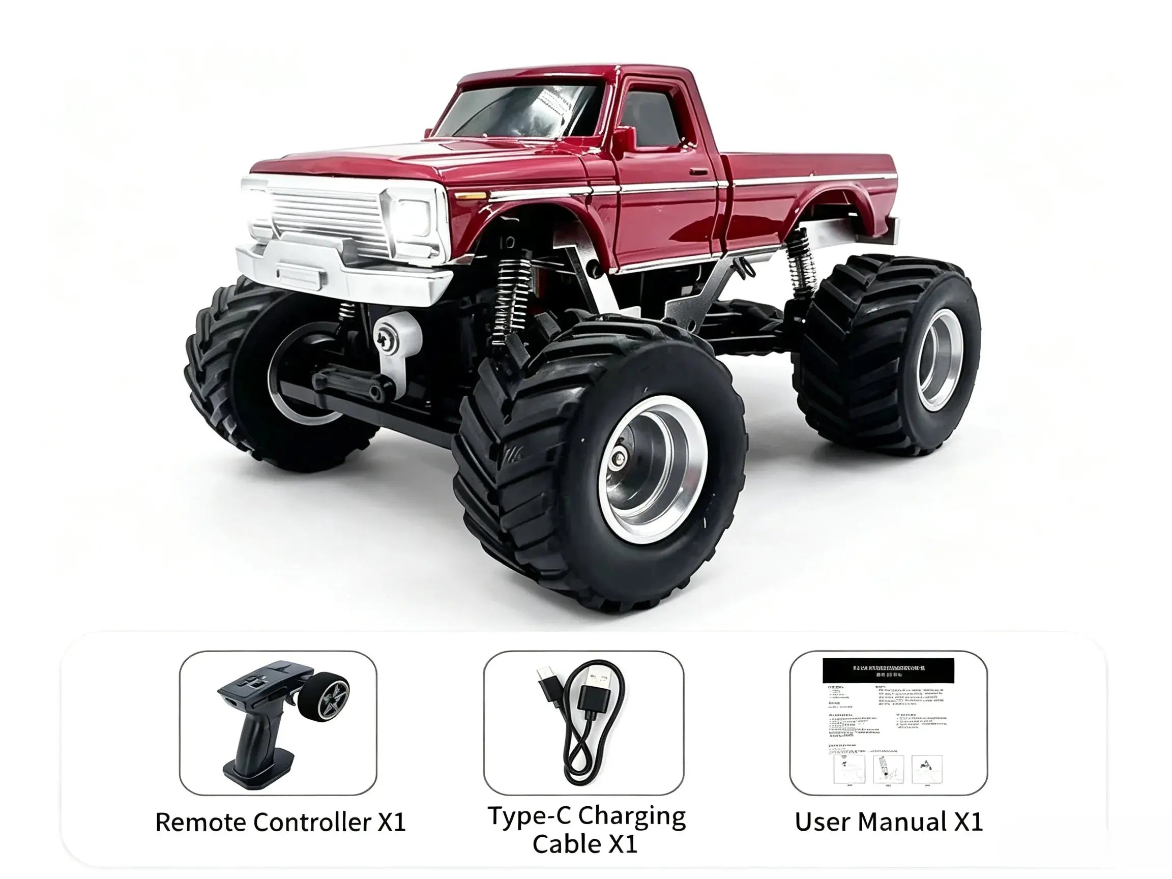 1:36 Mini RC Crawler Truck Full Proportional 4WD Off-Road Vehicle ZD-pro RC