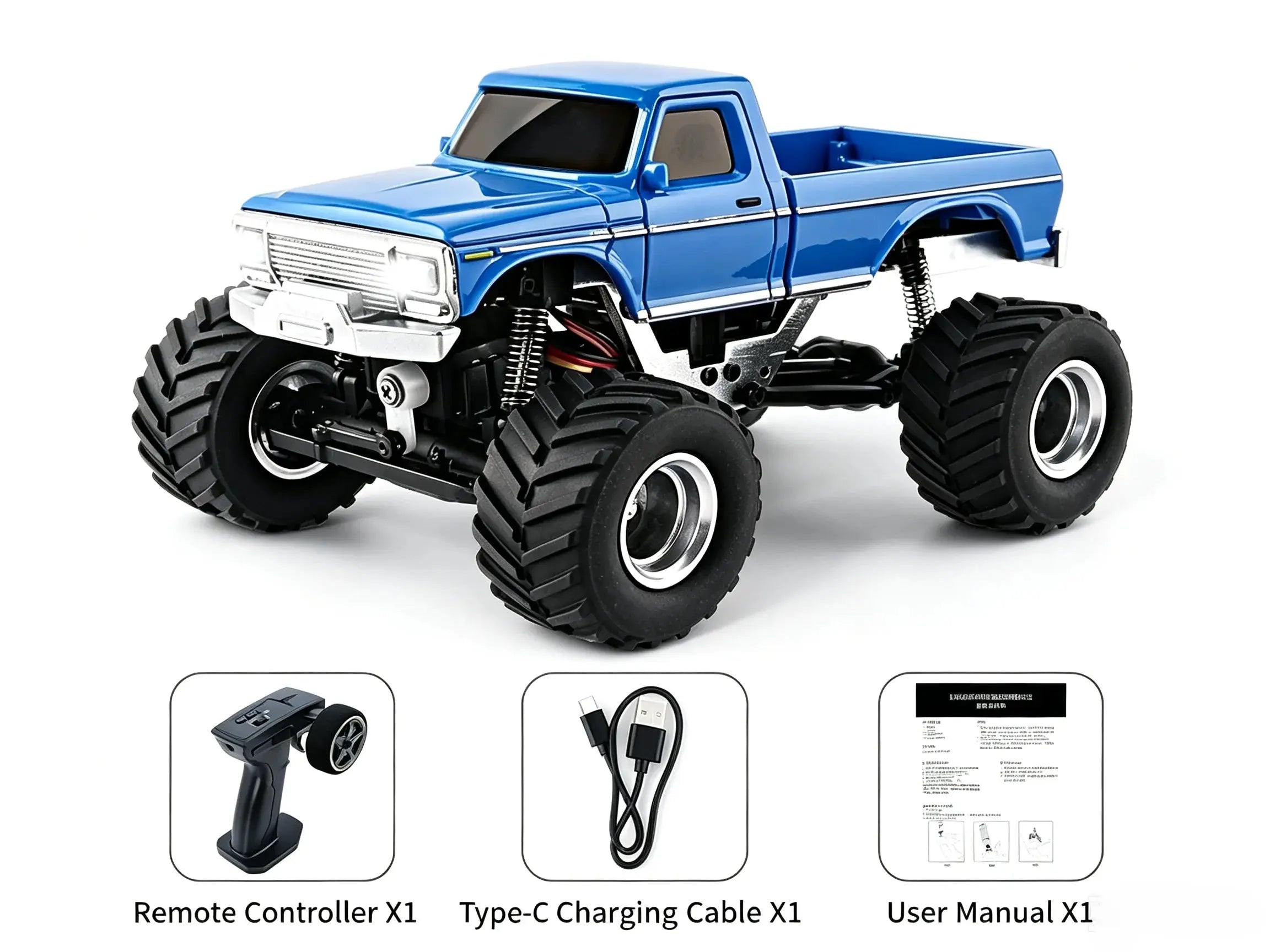 1:36 Mini RC Crawler Truck Full Proportional 4WD Off-Road Vehicle ZD-pro RC