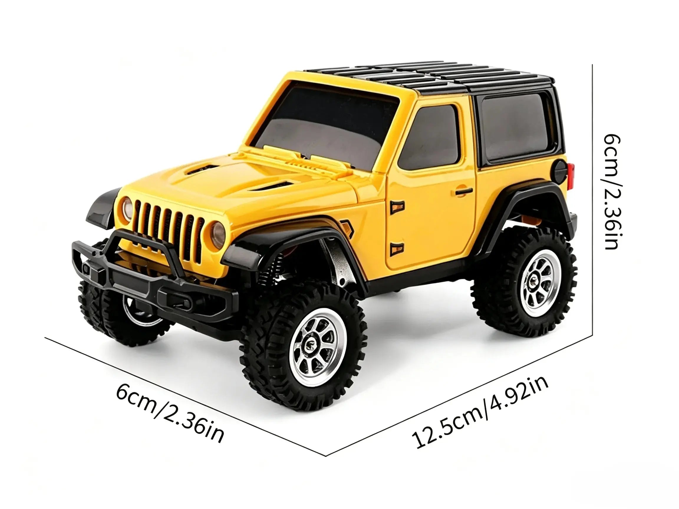 1:36 Mini RC Crawler Truck Full Proportional 4WD Off-Road Vehicle ZD-pro RC