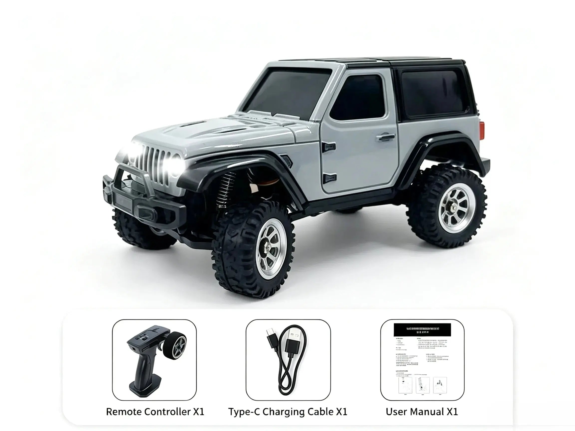 1:36 Mini RC Crawler Truck Full Proportional 4WD Off-Road Vehicle ZD-pro RC