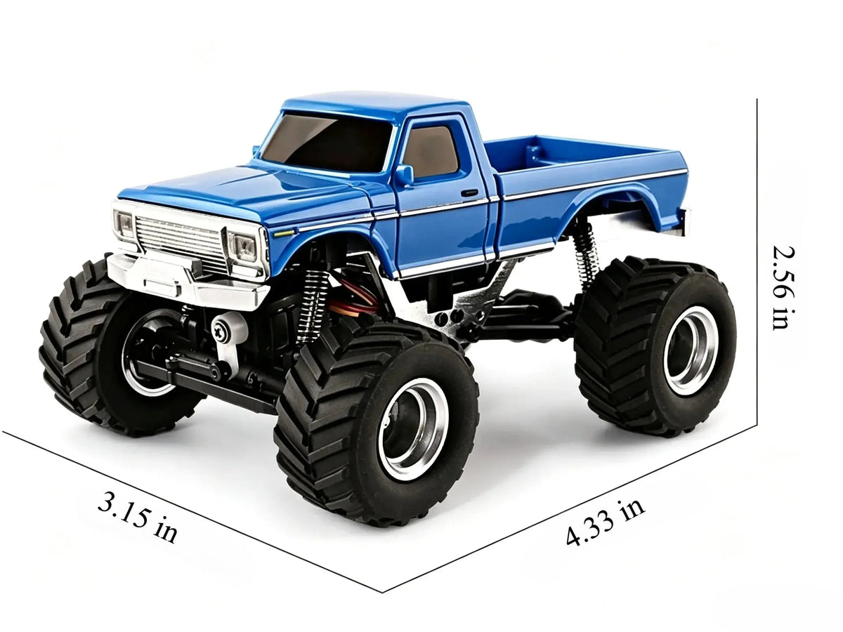 1:36 Mini RC Crawler Truck Full Proportional 4WD Off-Road Vehicle ZD-pro RC