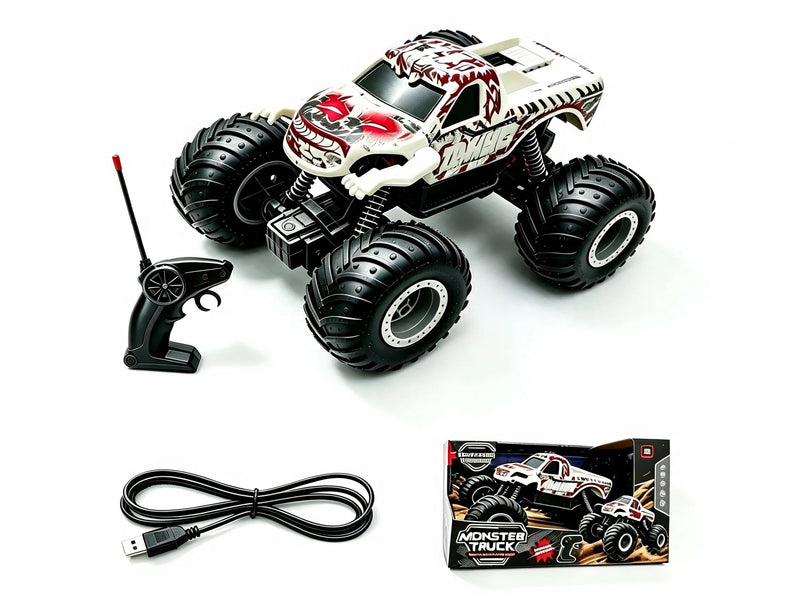 Monster Truck Remote Control Car, Zombie Design Off-Road Climbing RC Truck ZD-pro RC