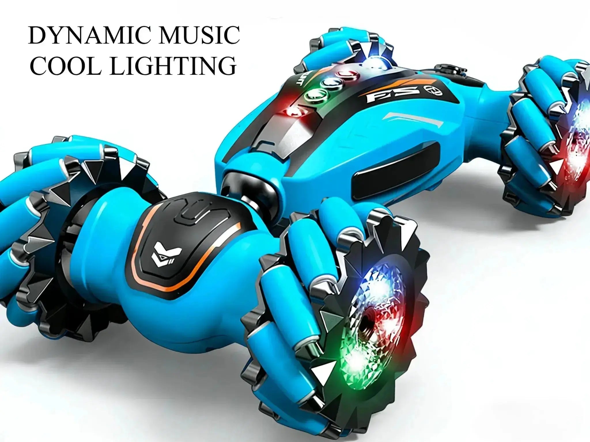 360° Spin RC car Stunt demonstration diagram - ZD-pro RC