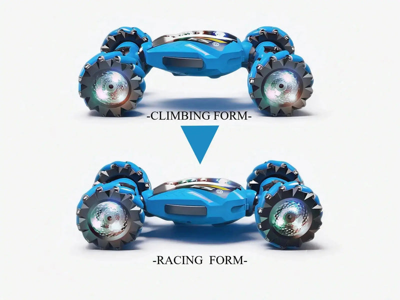 360° Spin RC car Stunt demonstration diagram - ZD-pro RC