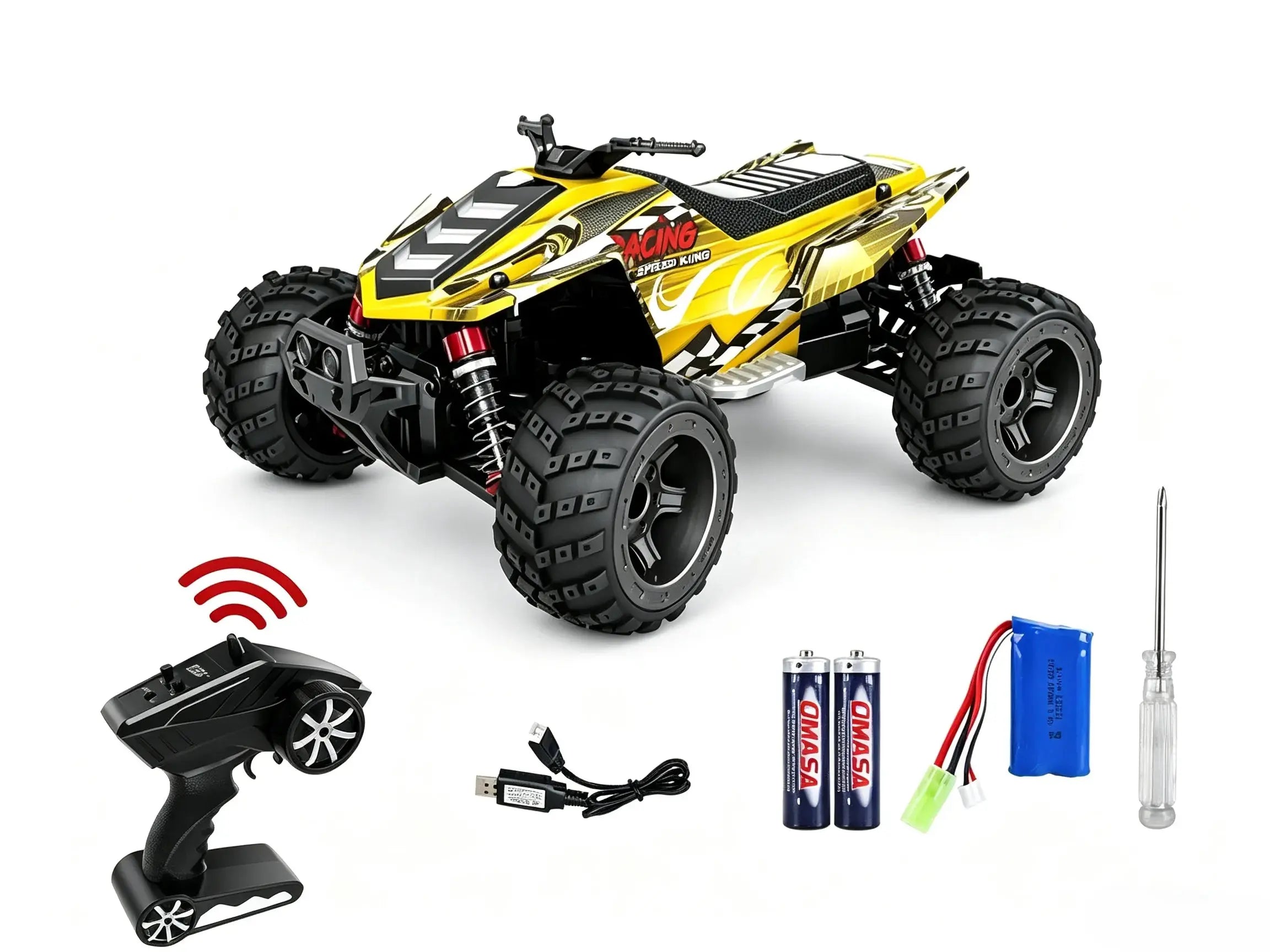 ATV Off Road Remote Control Car 1/16 4WD All Terrain RC Vehicle ZD-pro RC