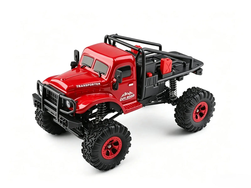 1/18 Scale 4WD Electric RC Crawler Truck with LED Lights ZD-pro RC
