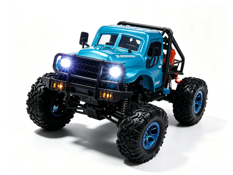 1/18 Scale 4WD Electric RC Crawler Truck with LED Lights ZD-pro RC