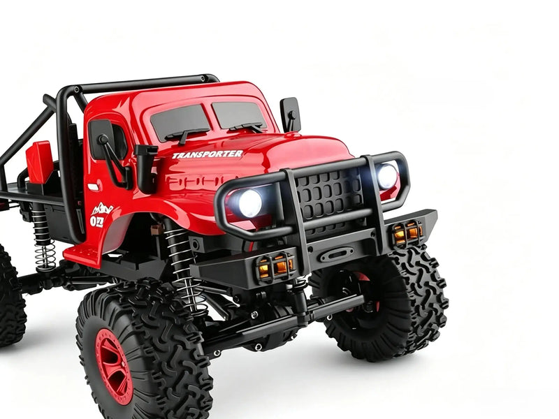 1/18 Scale 4WD Electric RC Crawler Truck with LED Lights ZD-pro RC