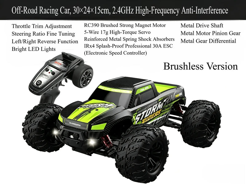 1:16 Scale 4WD RC Monster Truck for Off-Road Fun ZD-pro RC