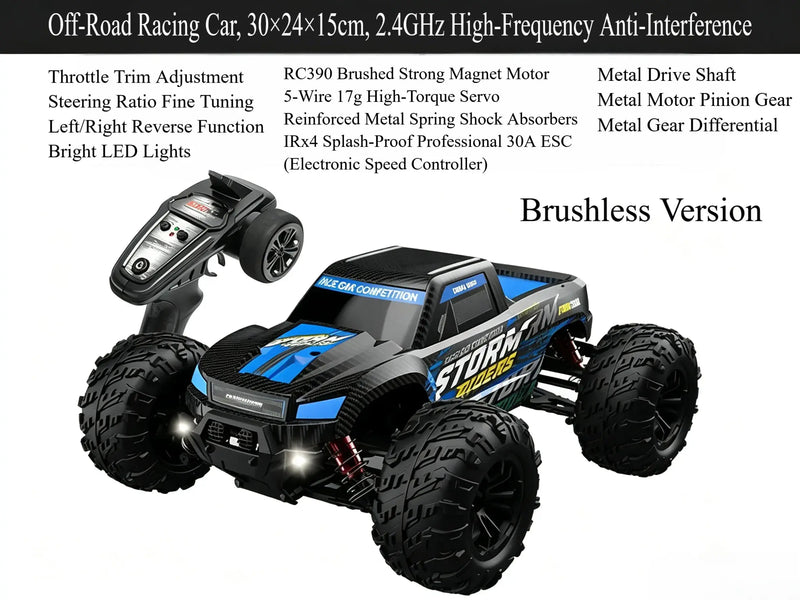 1:16 Scale 4WD RC Monster Truck for Off-Road Fun ZD-pro RC