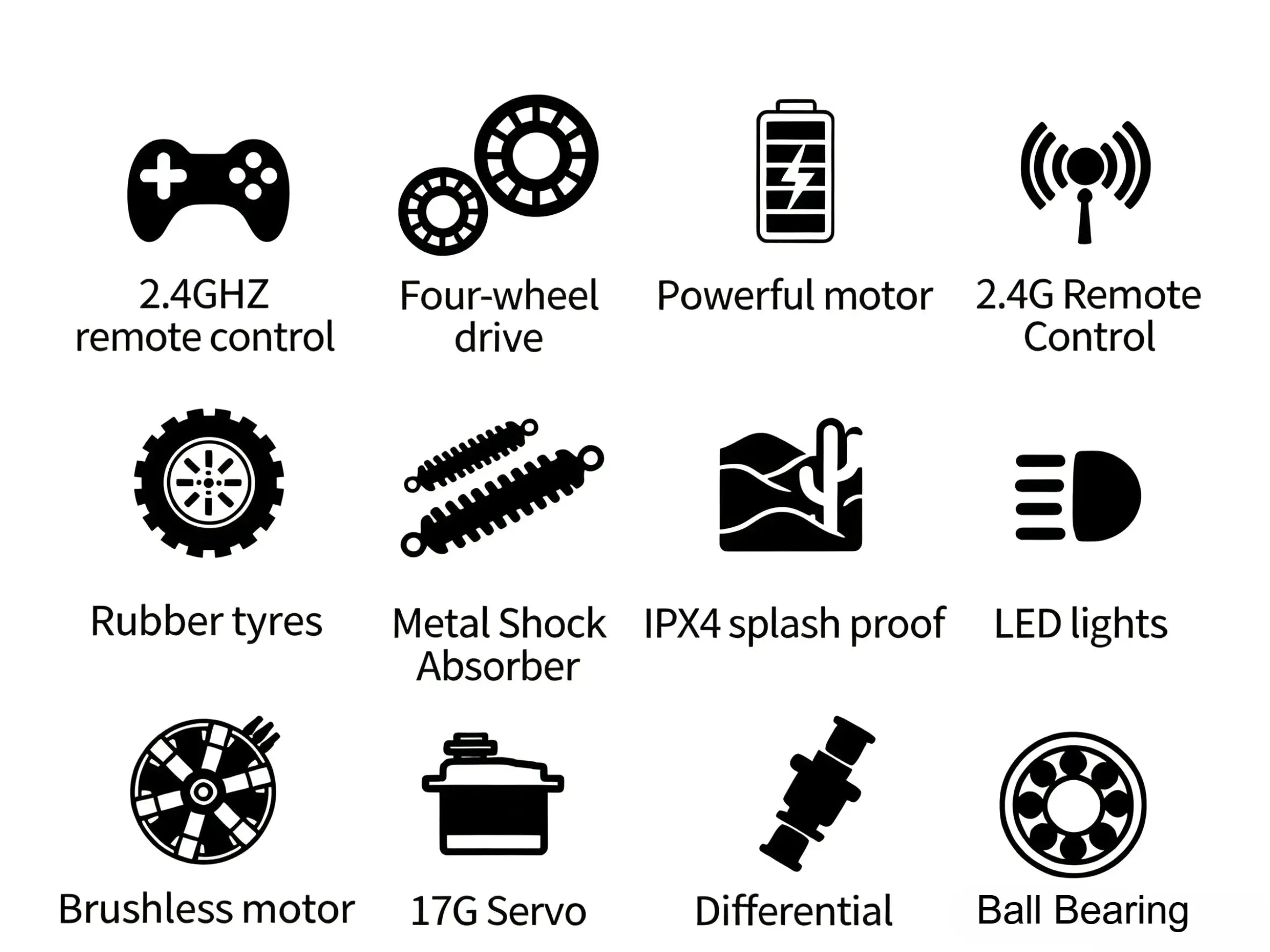 4WD RC Off-Road Buggy Brushed & Brushless Versions ZD-pro RC