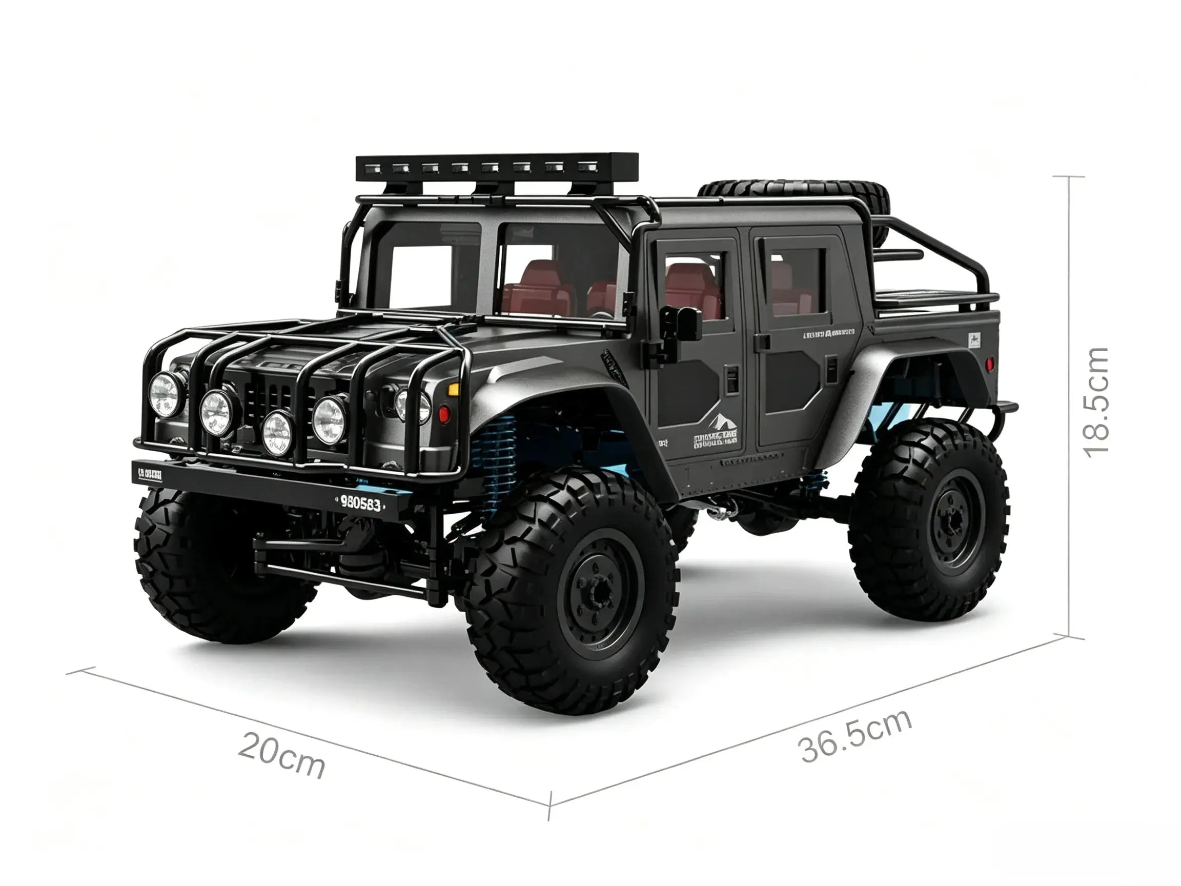 1/12 Full Proportional 4WD RC Off-Road Crawler Remote Control Truck ZD-pro RC