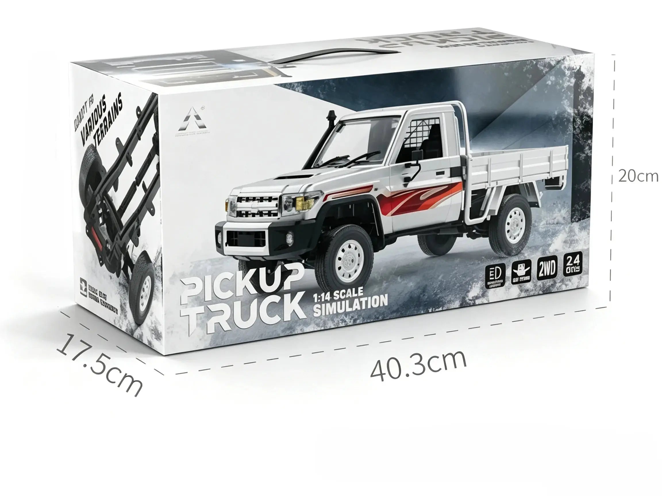1/14 2WD RC Pickup Truck Off-Road RC Vehicle ZD-pro RC