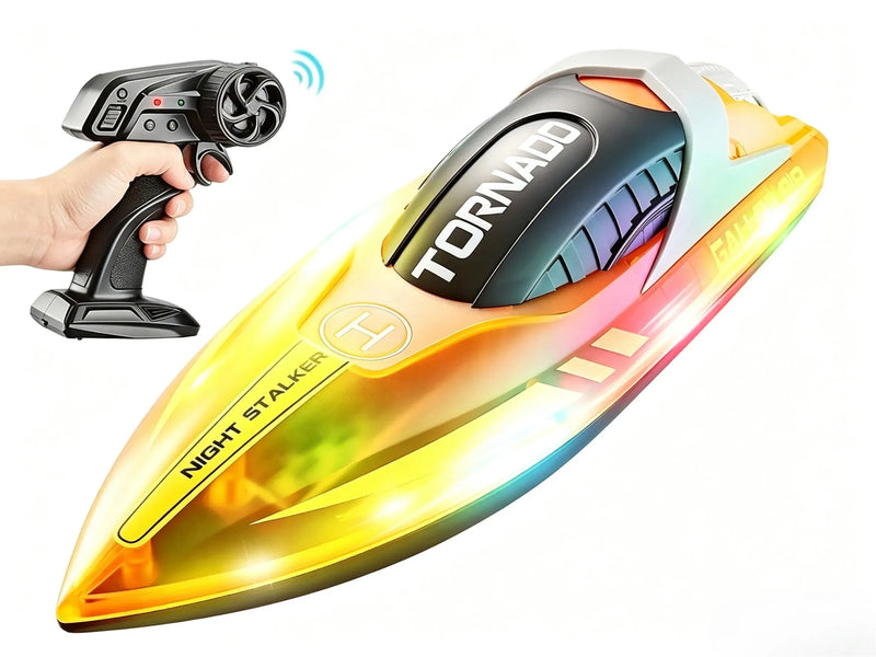RC Speedboat, 2.4GHz Remote Boat with Long Playtime ZD-pro RC