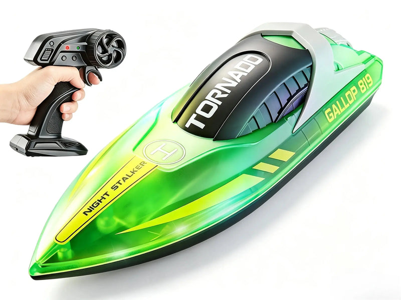 RC Speedboat, 2.4GHz Remote Boat with Long Playtime ZD-pro RC