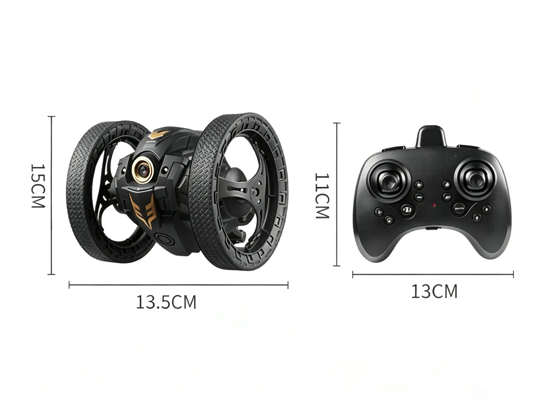 Retractable Wheel Bounce RC Stunt Car with Light & Sound ZD-pro RC