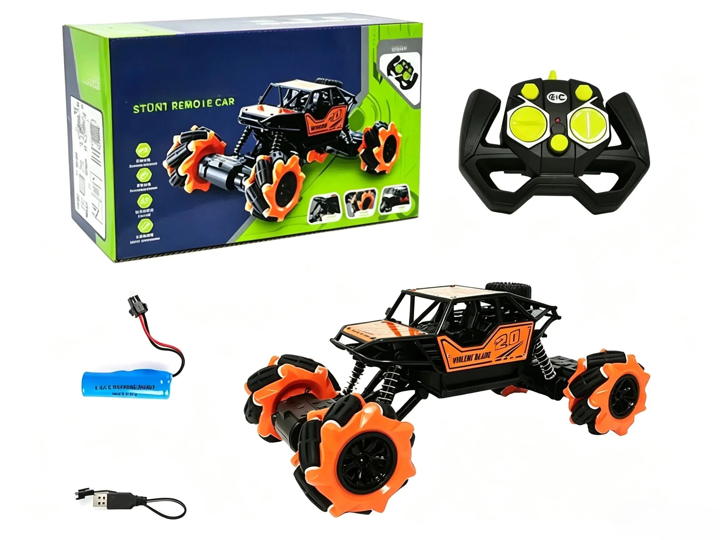 1:18 RC Stunt Climbing Car, 4WD Side‑Shift Off‑Road Truck ZD-pro RC