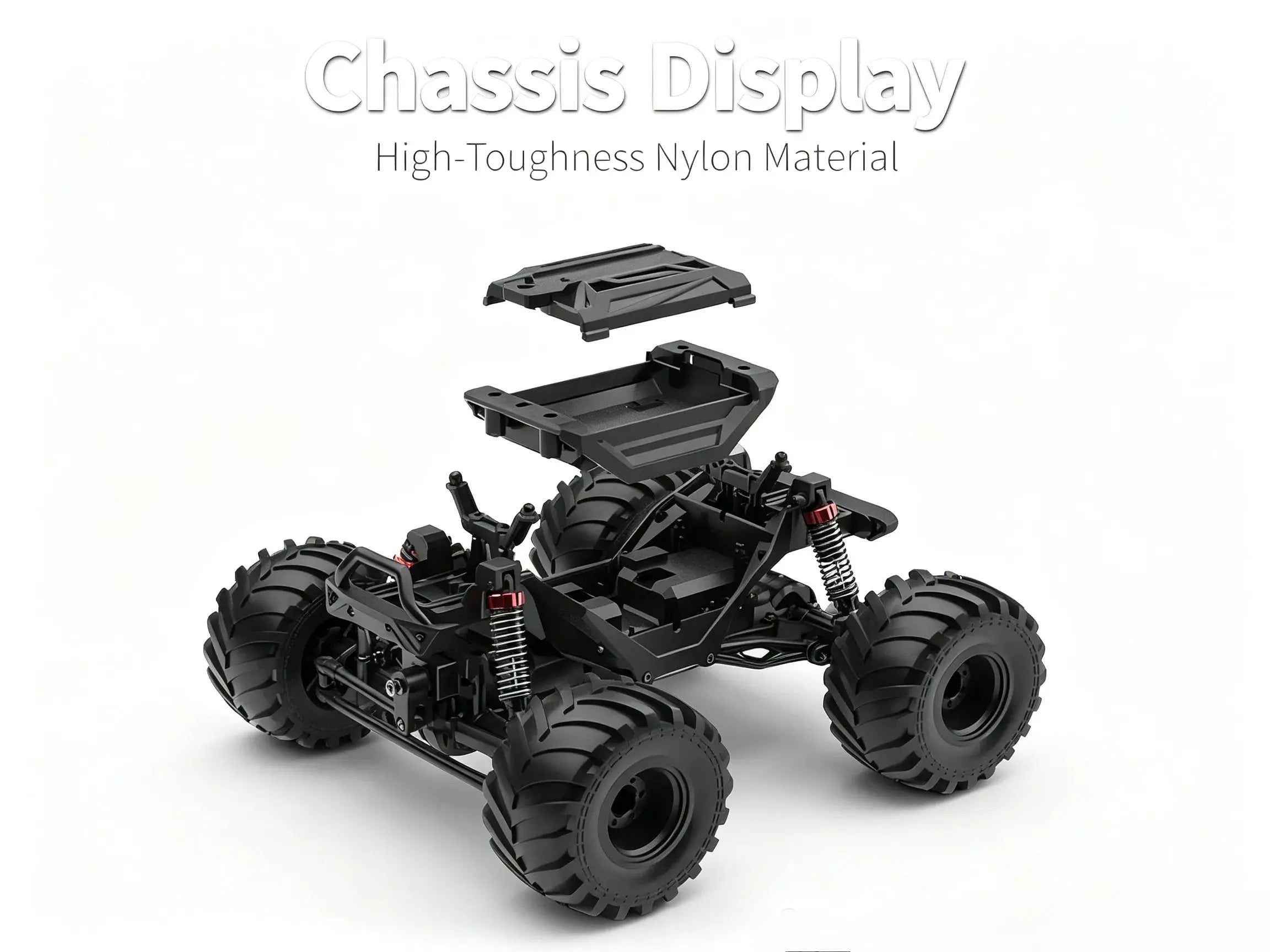 AI Voice Control RC Stunt Monster Truck, 4WD High Speed Off Road Car ZD-pro RC