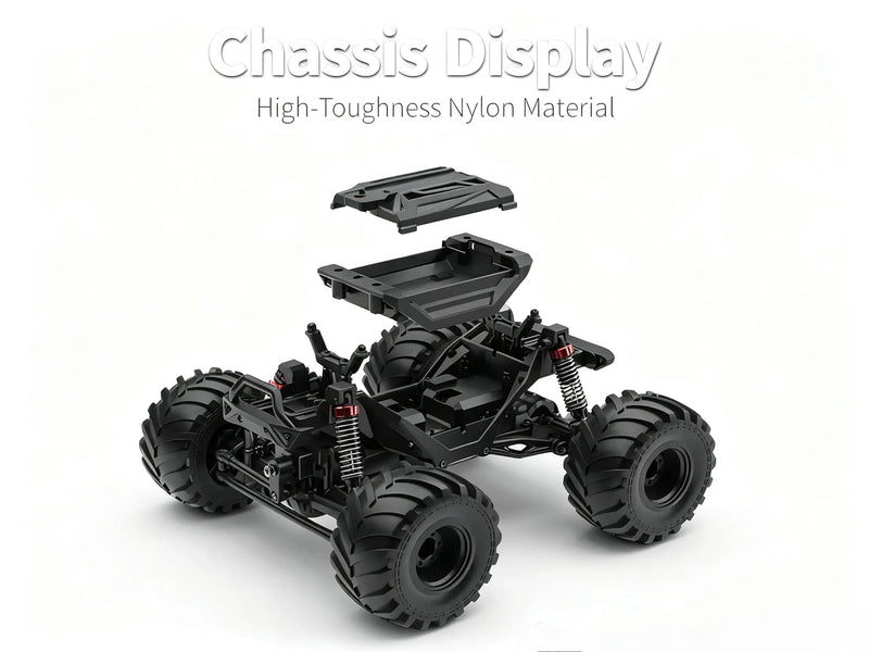 AI Voice Control RC Stunt Monster Truck, 4WD High Speed Off Road Car ZD-pro RC