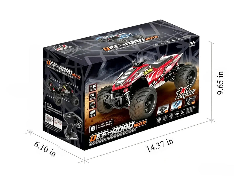 ATV Off Road Remote Control Car 1/16 4WD All Terrain RC Vehicle ZD-pro RC