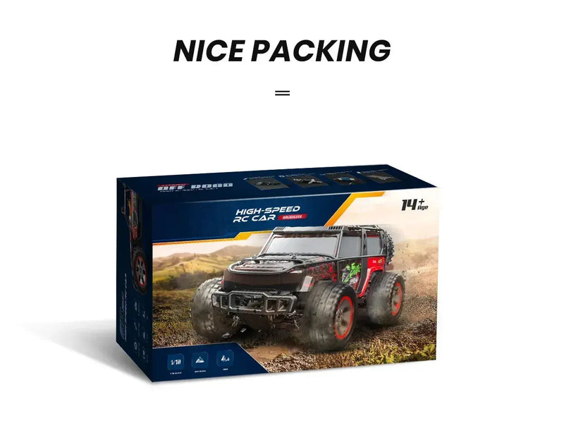1:10 4WD Brushless RC Off-Road Car, up to 65KM/H with Suspension Tires ZD-pro RC