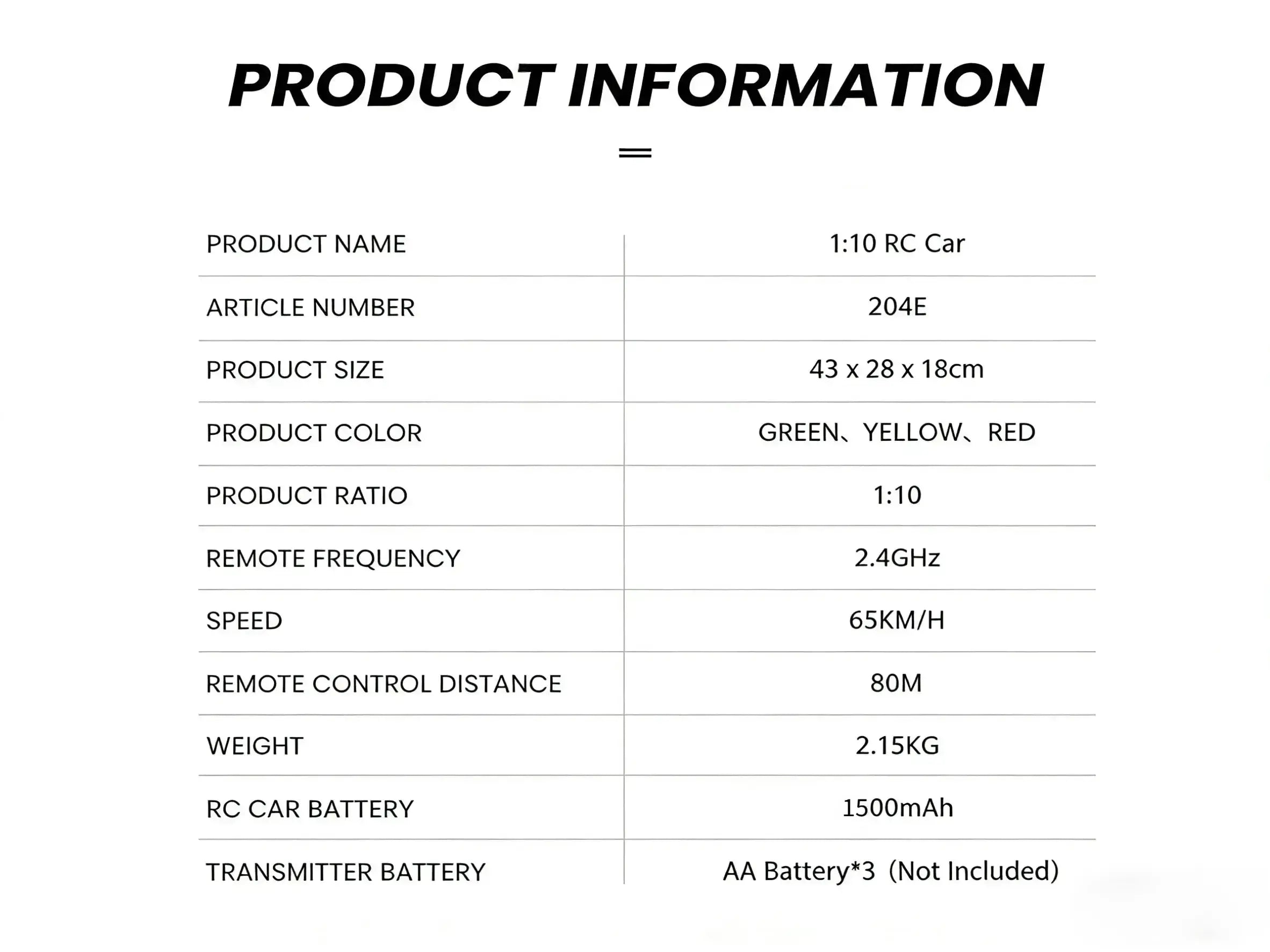 RC Off-Road Vehicle 1:10 - Description of product - ZD-pro RC