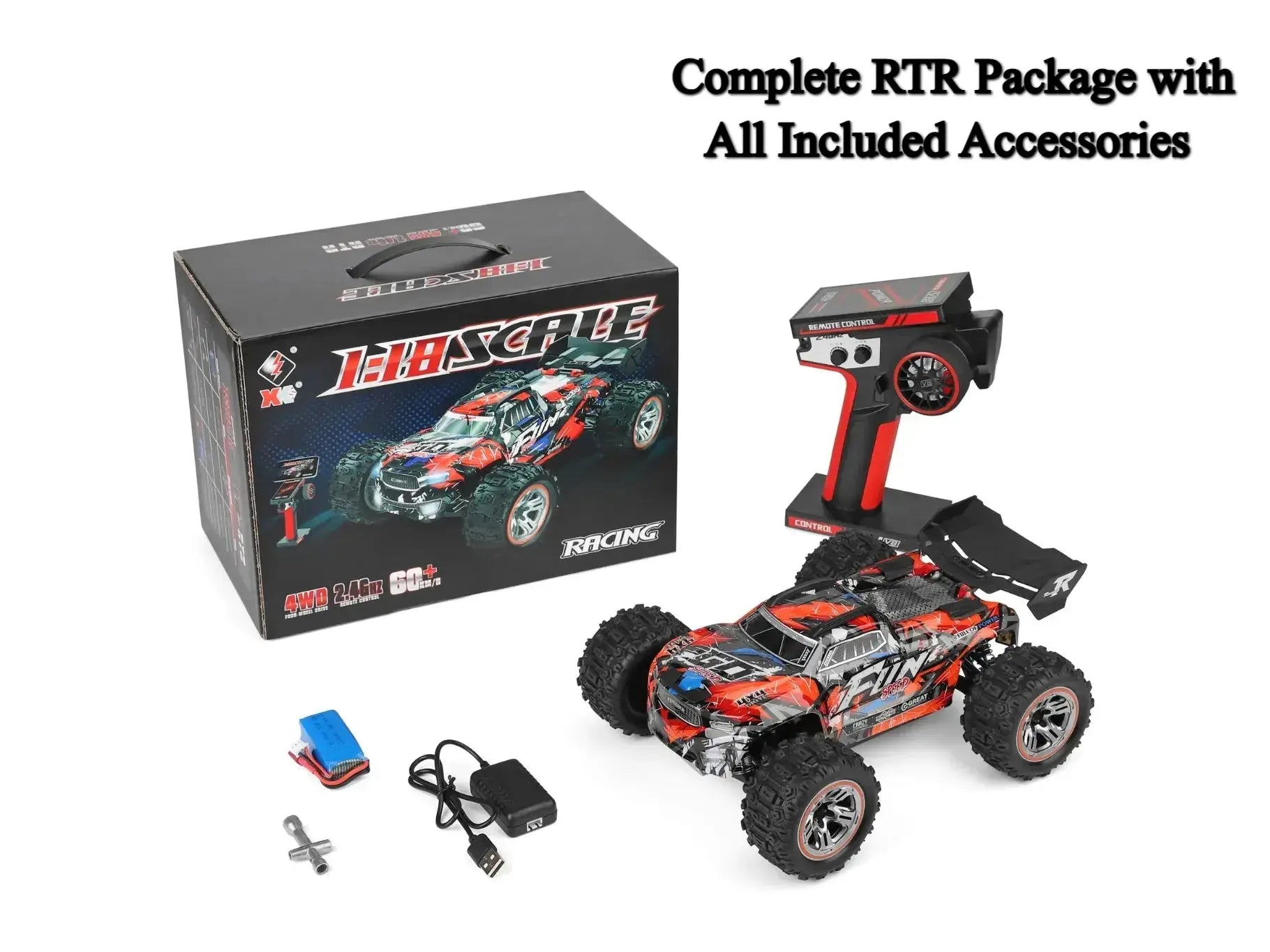 1:18 Electric 2.4G RC Rock Crawler ZD-pro RC