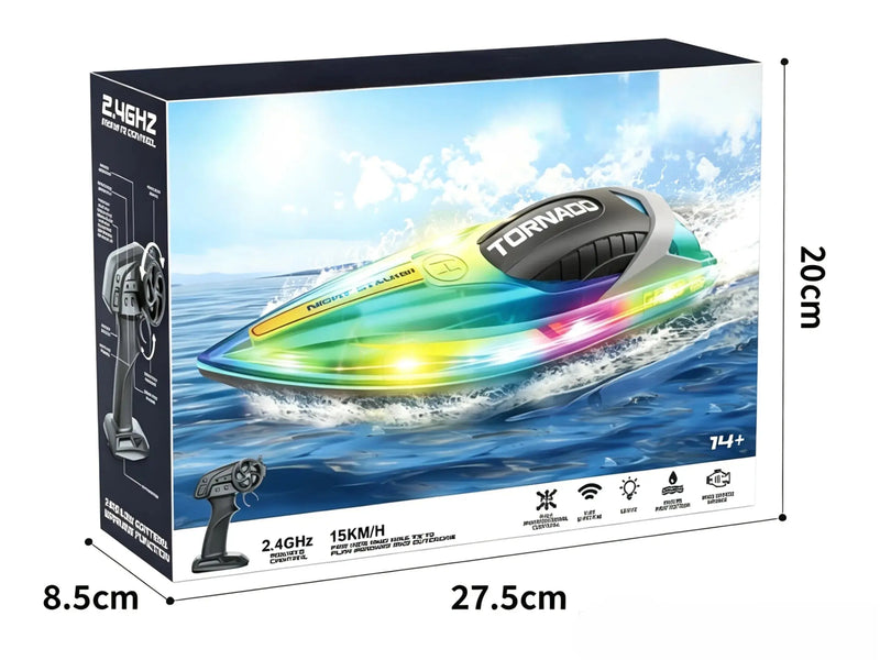 RC Speedboat, 2.4GHz Remote Boat with Long Playtime ZD-pro RC