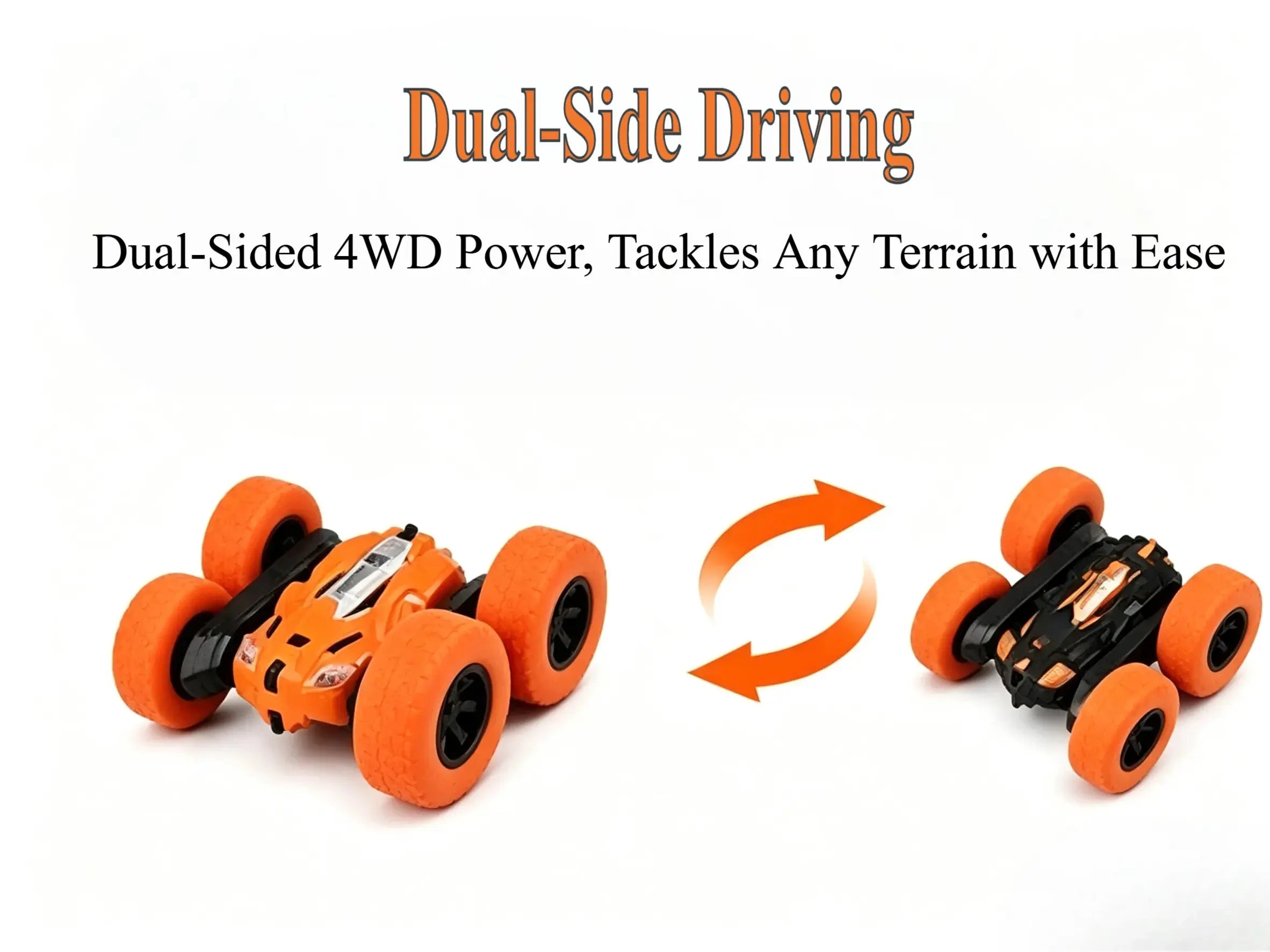 2‑Sided Stunt RC Drift Car, 360° Rotation, Flips & LED Lights ZD-pro RC