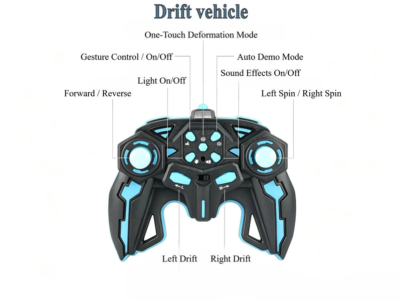 RC Torsion Stunt Drift Car with Air Gesture Control & 360° Rotations ZD-pro RC