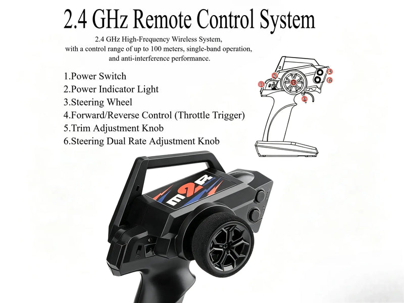 ZD916 Brushless RC Boat, 55km/h with 2.4GHz Control ZD-pro RC