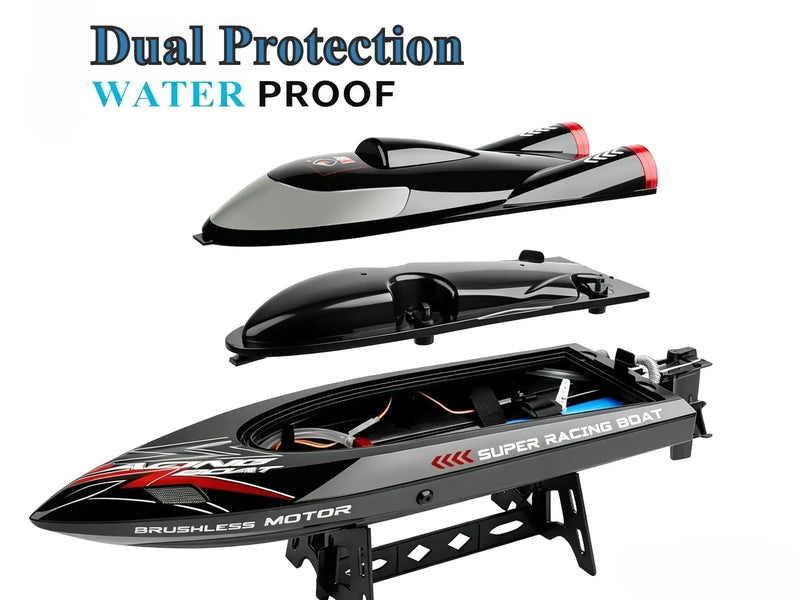 ZD916 Brushless RC Boat, 55km/h with 2.4GHz Control ZD-pro RC
