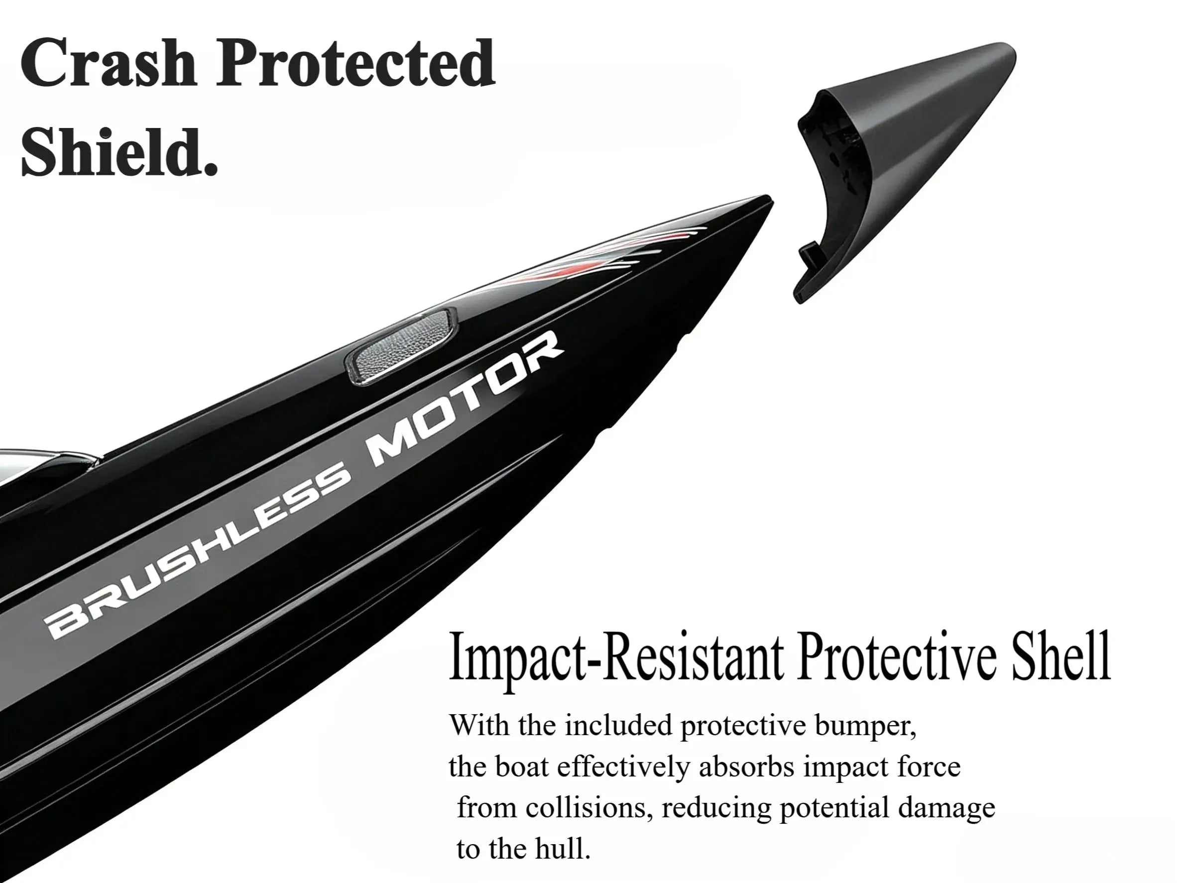 ZD916 Brushless RC Boat, 55km/h with 2.4GHz Control ZD-pro RC