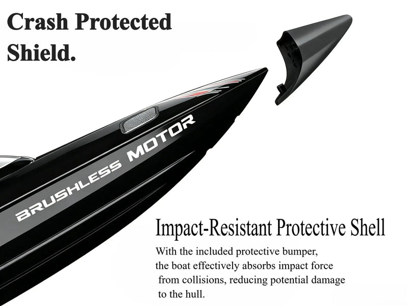 ZD916 Brushless RC Boat, 55km/h with 2.4GHz Control ZD-pro RC