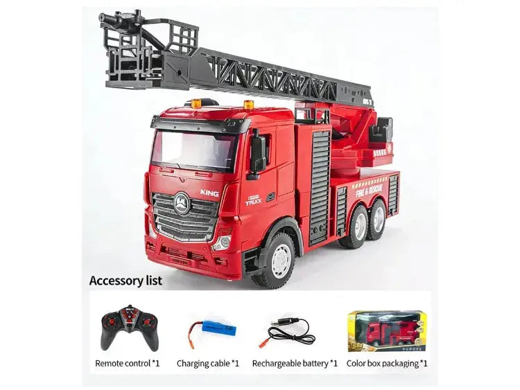 9-Channel Water Spray Fire Truck Product list - ZD-pro RC