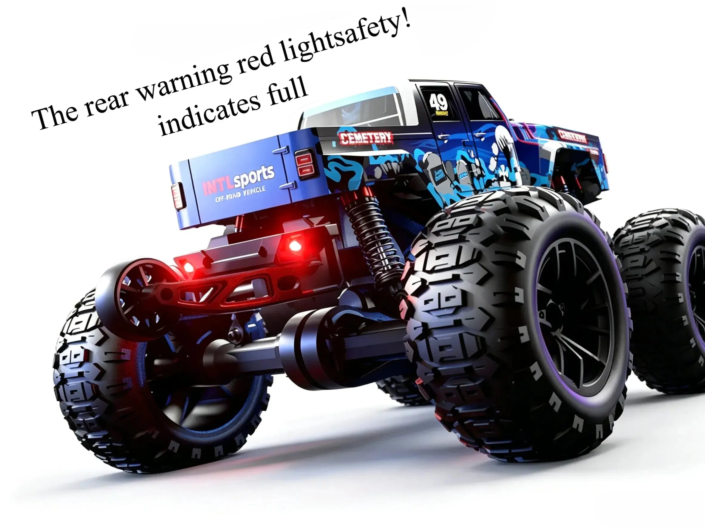 1:18 4WD RC Monster Truck, All-Terrain Off-Road Vehicle - ZD-pro RC