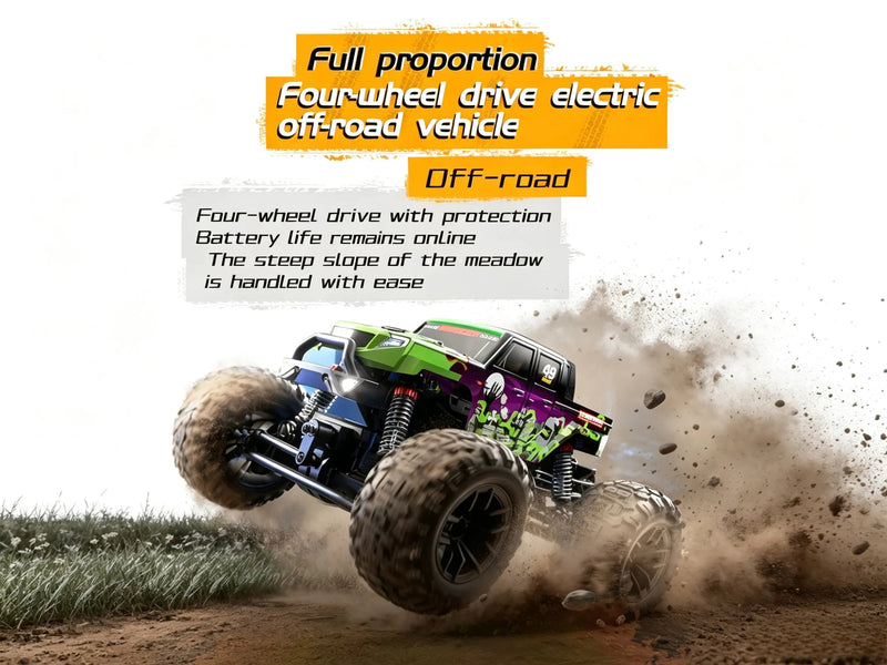 All Terrain Off-Road RC Monster Truck 1:18 4WD Tough Climbing ZD-pro RC
