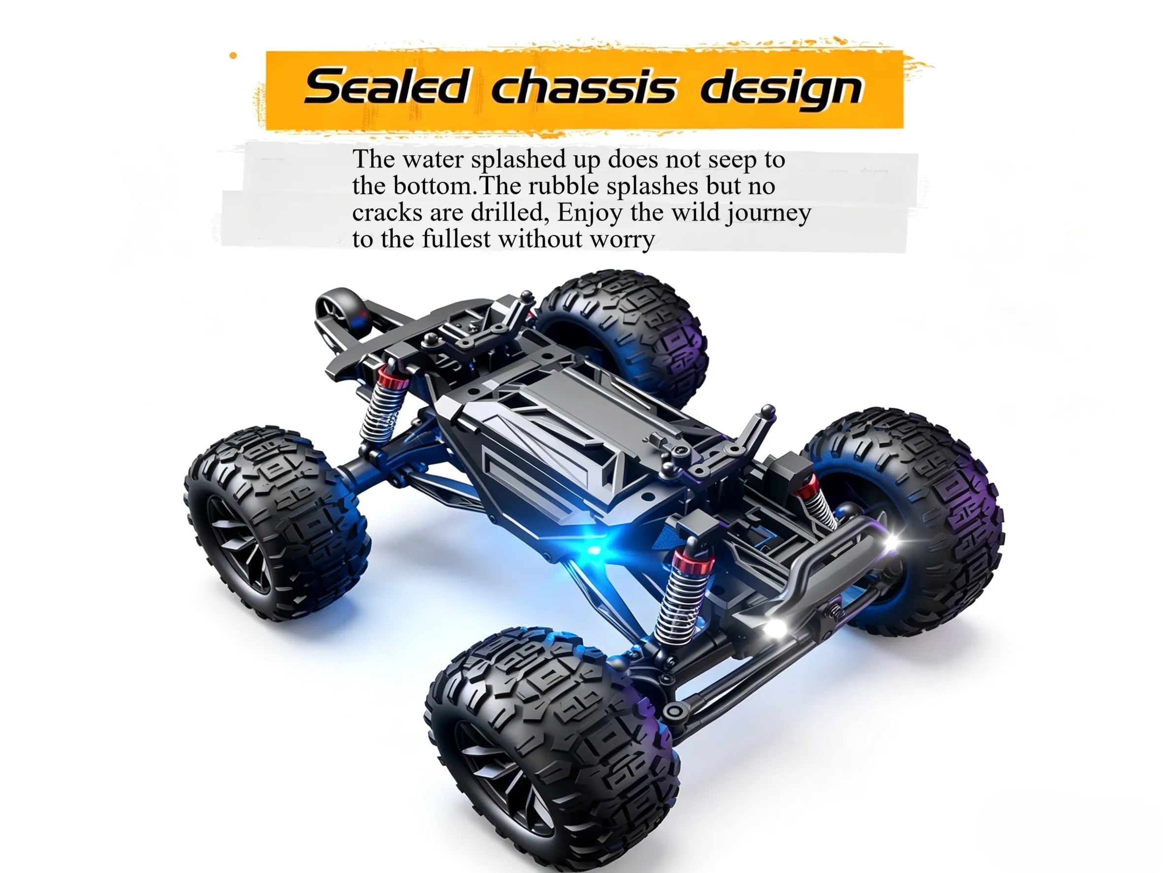 All Terrain Off-Road RC Monster Truck 1:18 4WD Tough Climbing ZD-pro RC