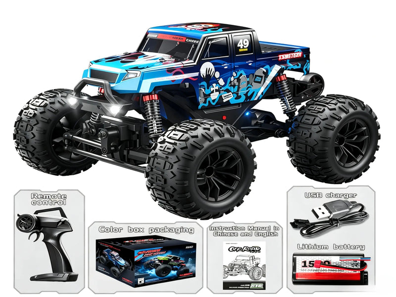 All Terrain Off-Road RC Monster Truck 1:18 4WD Tough Climbing ZD-pro RC