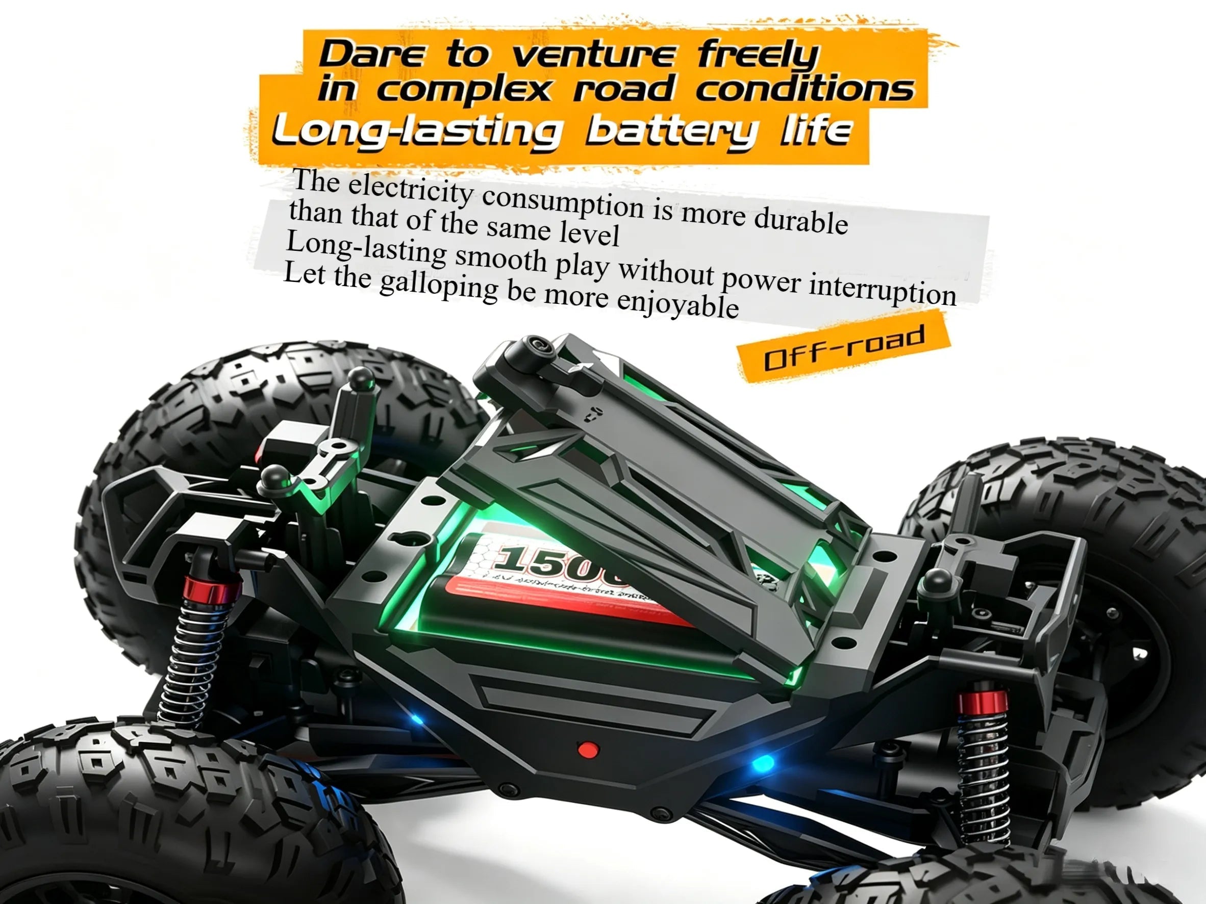 All Terrain Off-Road RC Monster Truck 1:18 4WD Tough Climbing ZD-pro RC